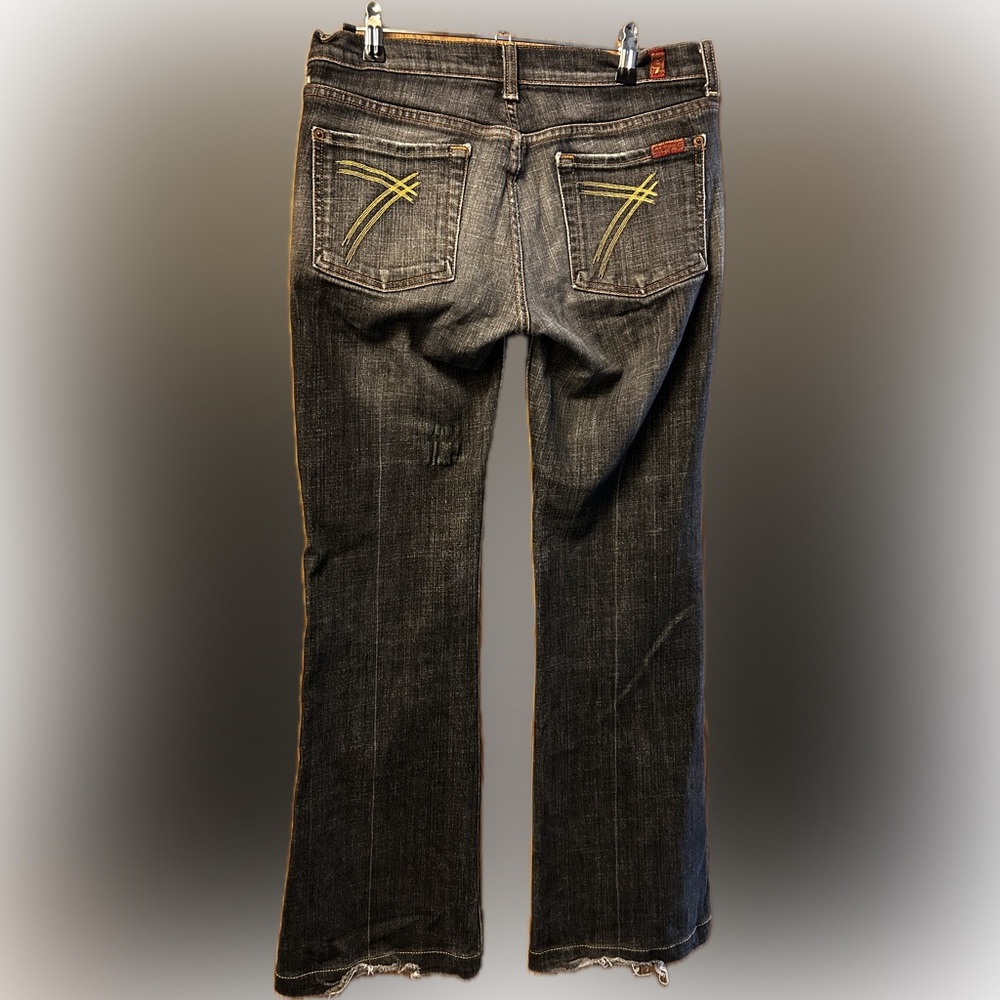 7 FOR ALL MANKIND DARK DENIM FLARE 29